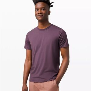 Lululemon 5 Year Basic Tee purple maroon size small workout short sleeve shirt